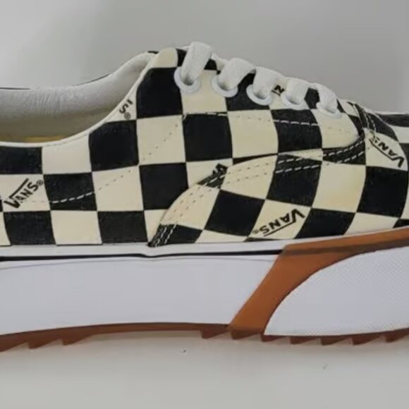 Vans Black and White Checkered Slip-On Shoes❤️ - Picture 4 of 6